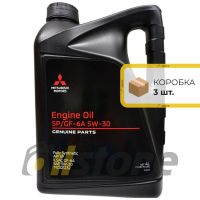 Моторное масло Mitsubishi Engine Oil 5W-30 SP/GF-6A, 4л (x 3шт.)