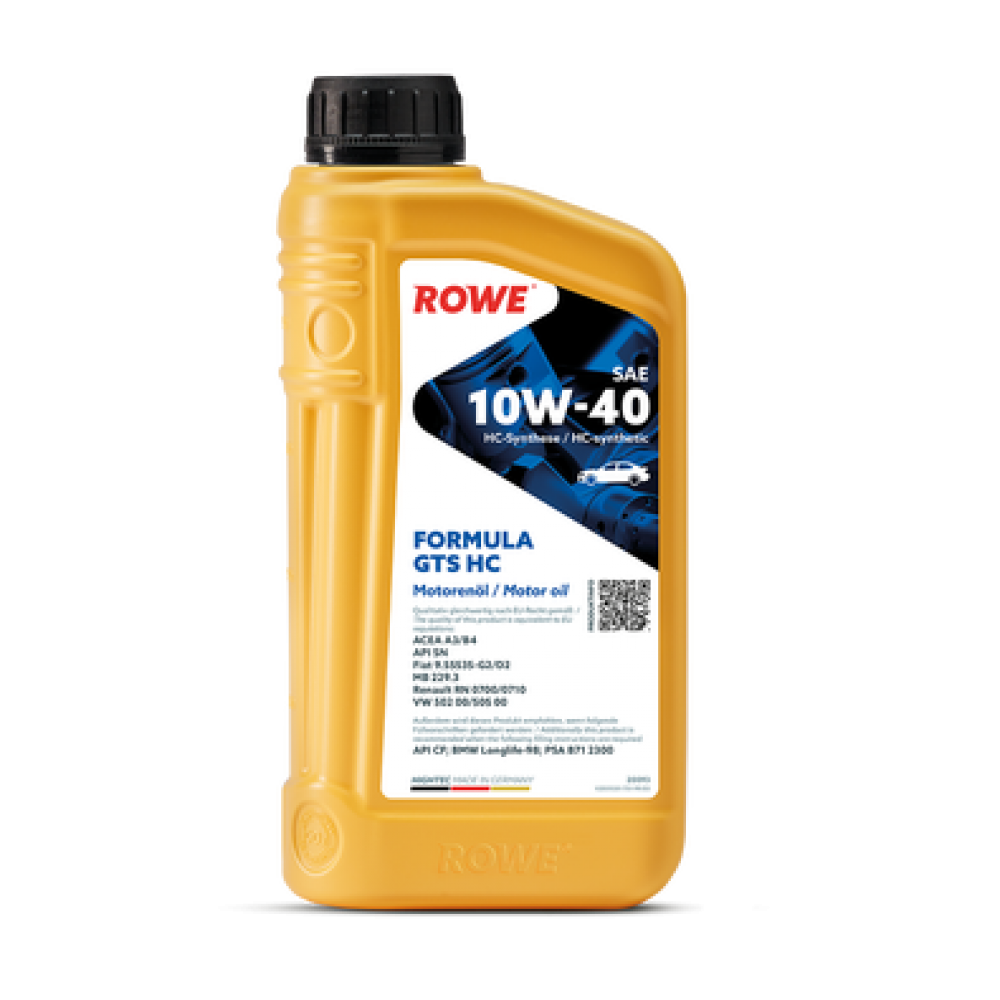 Моторное масло ROWE HIGHTEC FORMULA GTS 10W-40 HC, 1л