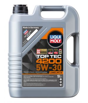 Моторное масло LIQUI MOLY НС Top Tec 4200 5W-30, 5л