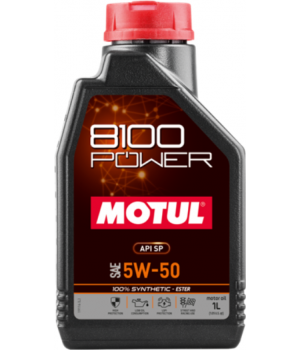 Моторное масло MOTUL 8100 Power 5W-50, 1л