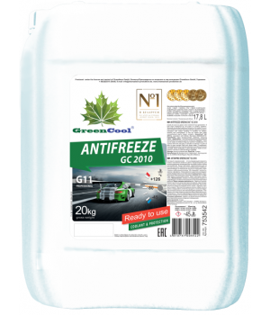 Антифриз зеленый GreenCool GC 2010 G11 (готовый), 20кг