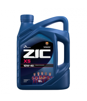 Моторное масло ZIC X5 10W-40, 6л