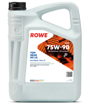 Трансмиссионное масло ROWE HIGHTEC TOPGEAR 75W-90 HC-LS, 5л