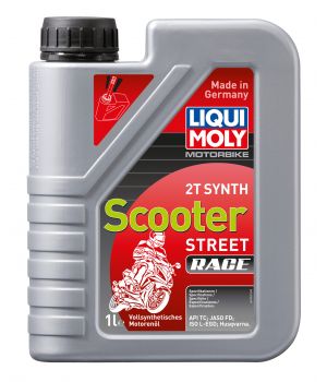 Моторное масло для скутеров LIQUI MOLY Motorbike 2T Synth Scooter Race L-EGD, 1л