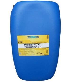 Антифриз RAVENOL OTC Protect C12+ Premix -40C, 60л