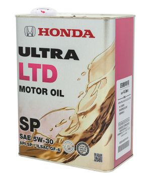 Моторное масло HONDA ULTRA LTD 5W-30 SP, 4л