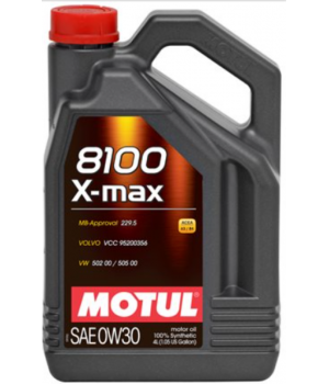 Моторное масло MOTUL 8100 X-max 0W-30, 4л