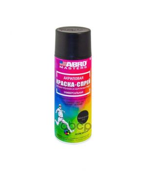 Краска ABRO акриловая № 12 чёрная матовая SP-012 SP012, 520мл