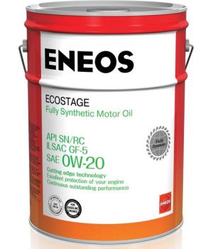 Моторные масла ENEOS Ecostage 0W-20, 20л.