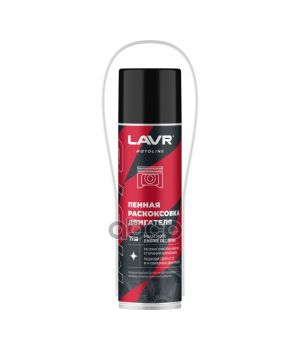 Раскоксовка двигателя пенная MOTO LAVR, 335мл Ln7738