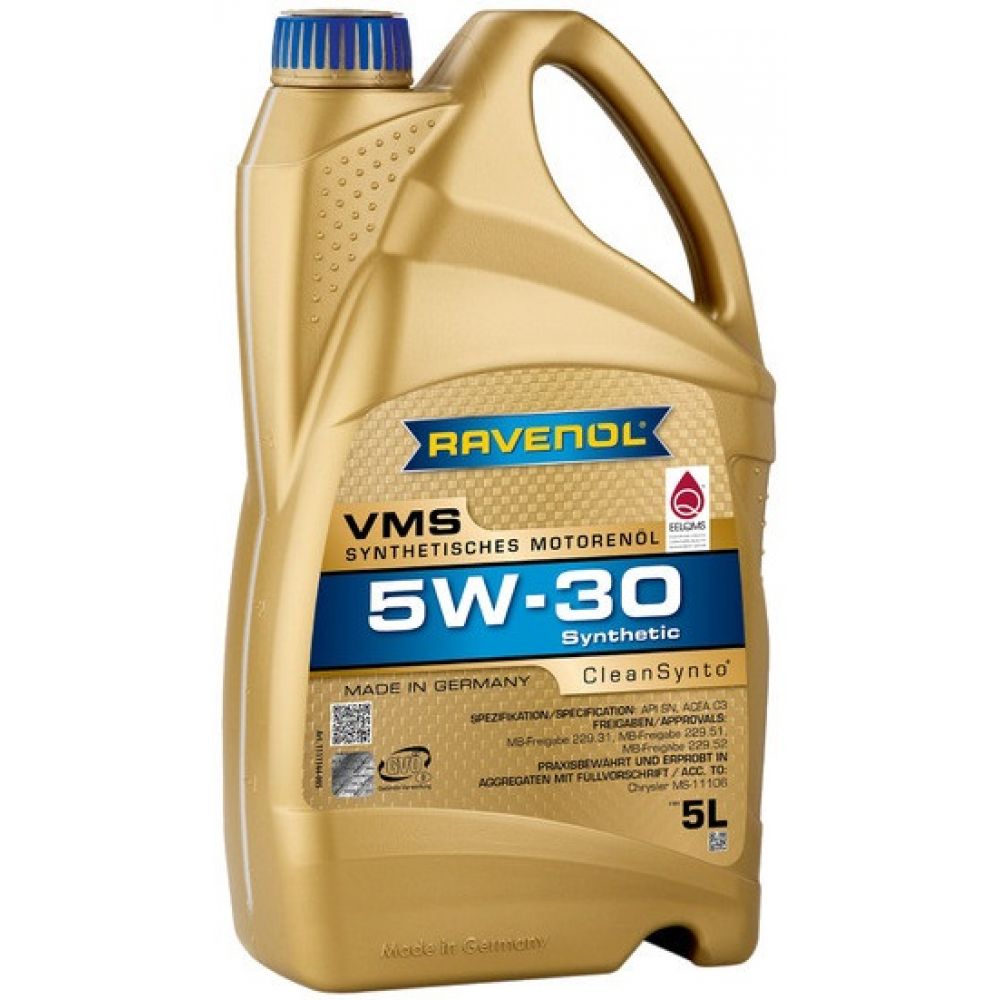 Моторное масло RAVENOL VMS 5W-30, 5л