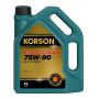 Трансмиссионное масло Korson FULL SYNTHETIC 75W⁠-⁠90 GL-4/5, 4л