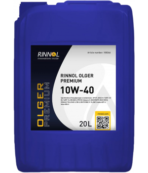 Моторное масло RINNOL OLGER PREMIUM 10W-40, 20л