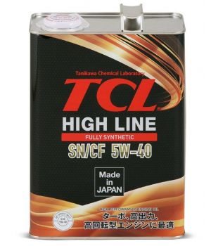 Моторное масло TCL HIGH LINE 5W-40 SN/CF, 4л