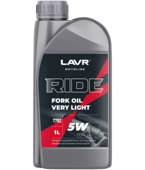 Вилочное масло LAVR MOTO RIDE FORK OIL 5W, 1л