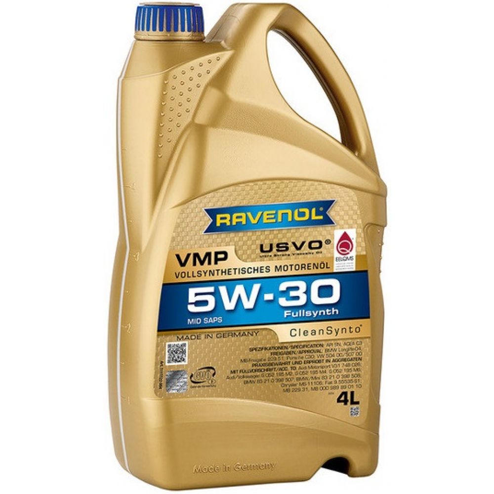 Моторное масло RAVENOL VMP 5W-30, 4л