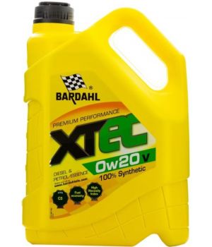 Моторное масло BARDAHL XTEC 0W-20 V, 5л