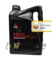 Моторное масло Mitsubishi Engine Oil 5W-30 SP/GF-6A, 4л (x 3шт.)