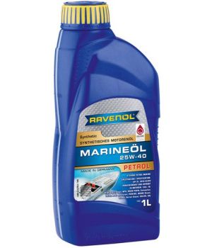 Моторное масло RAVENOL Marineoil PETROL 25W-40 synthetic, 1л