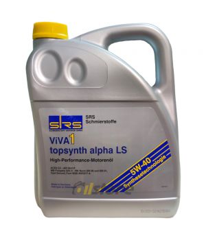 Моторное масло SRS VIVA 1 topsynth alpha LS 5W-40, 5л