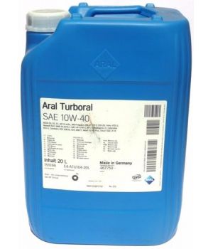 Моторное масло ARAL Turboral 10W-40, 20л
