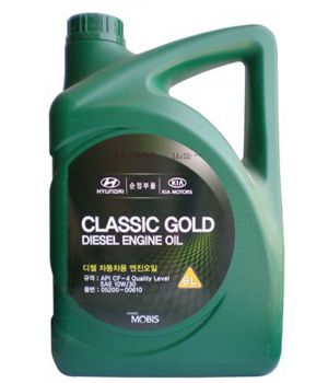Моторное масло Hyundai/Kia Classic Gold Diesel Engine Oil 10W-30 CF-4, 6л
