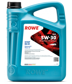 Моторное масло ROWE HIGHTEC SYNT RS D1 5W-30, 4л