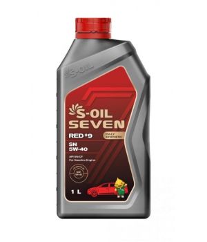 Моторное масло S-OIL SEVEN RED #9 SN 5W-40, 1л
