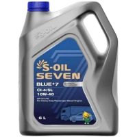 Моторное масло S-Oil 7 BLUE #7 CI-4/SL 10W-40, 6л