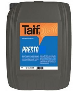Шпиндельное масло TAIF PRESTO 15, 20л