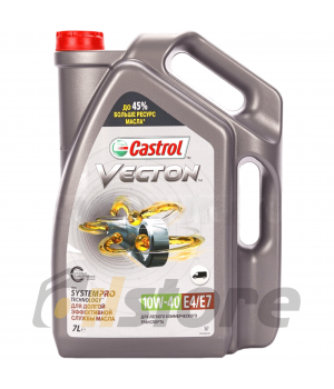 Моторное масло Castrol Vecton 10W-40 E4/E7, 7л