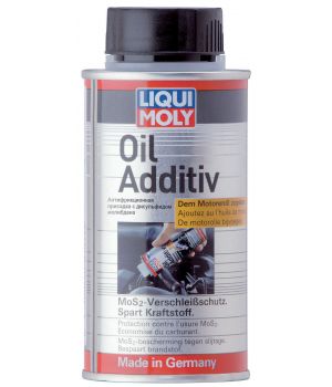 Антифрикционная присадка с дисульфидом молибдена в моторное масло LIQUI MOLY Oil Additiv, 0,125л
