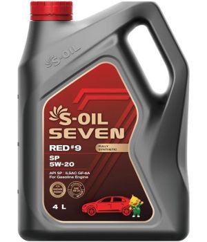 Моторное масло S-OIL SEVEN RED #9 SP 5W-20, 4л