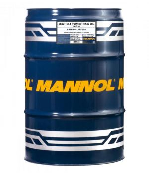 Трансмиссионное масло MANNOL 2602 TO-4 POWERTRAIN OIL 30W, 208л