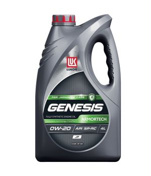 Моторное масло Лукойл Genesis Armortech JP 0W-20, 4л