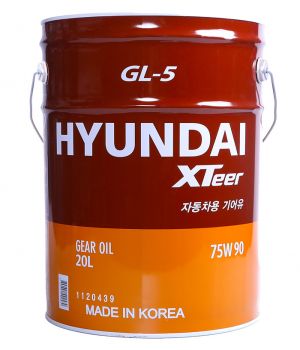 Трансмиссионное масло HYUNDAI XTeer Gear Oil-5 75W-90, 20л