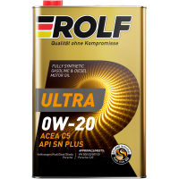 Моторное масло ROLF ULTRA 0W-20 C5 SN PLUS, 1л