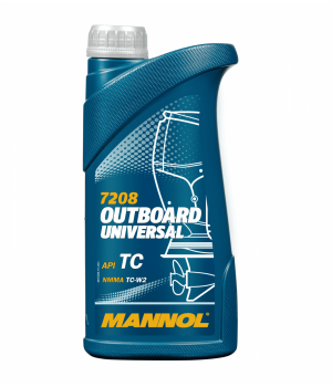 Моторное масло MANNOL Outboard Universal 2T, 1л