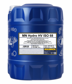 Гидравлическое масло MANNOL Hydro HV ISO 68, 20л