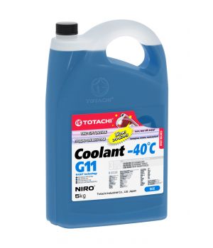Антифриз готовый TOTACHI NIRO COOLANT Blue -40C G11, 5кг