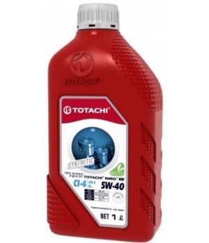 Моторное масло TOTACHI NIRO HD Synthetic CI-4/SL 5W-40, 1л