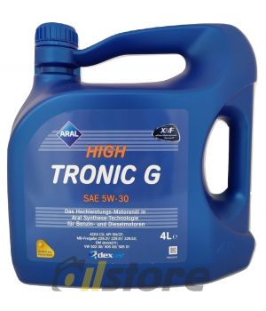 Моторное масло ARAL HighTronic G 5W-30, 4л