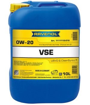 Моторное масло RAVENOL VSE 0W-20, 10л