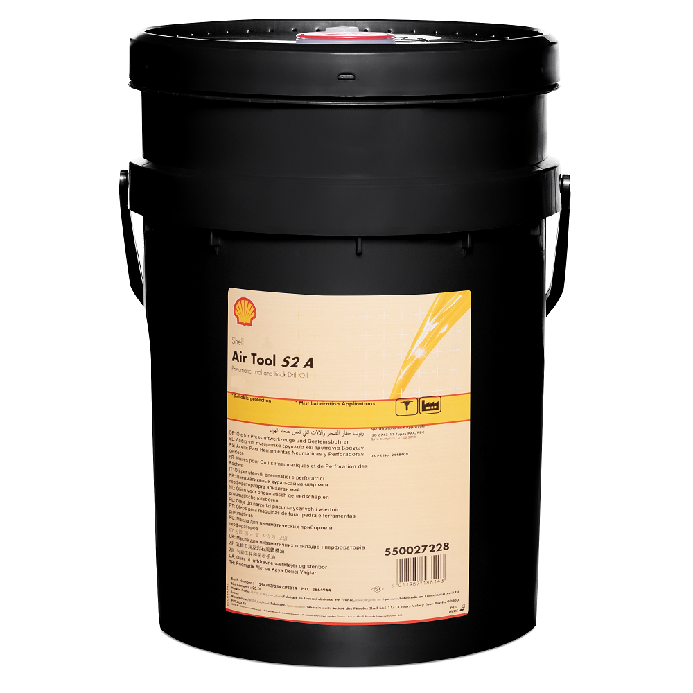 Индустриальное масло Shell Air Tool Oil S2 A 100, 20л