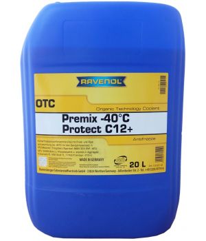 Антифриз RAVENOL OTC Protect C12+ Premix -40C, 20л