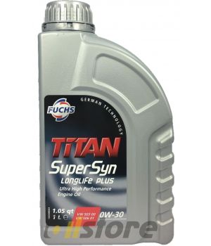 Моторное масло FUCHS Titan SuperSyn Longlife Plus 0W-30, 1л