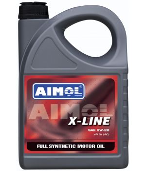 Моторное масло AIMOL X-Line 0W-20, 4 л.