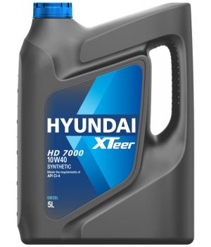 Моторное масло HYUNDAI XTeer HD 7000 10W-40 CI-4, 5л