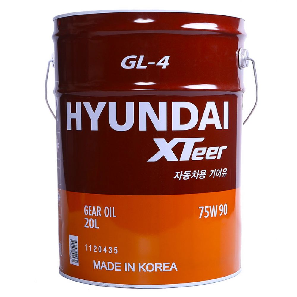 Трансмиссионное масло HYUNDAI XTeer Gear Oil-4 75W-90, 20л