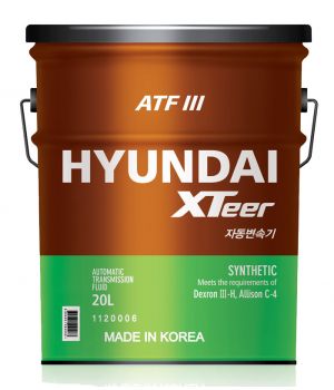 Трансмиссионное масло HYUNDAI XTeer ATF 3, 20л